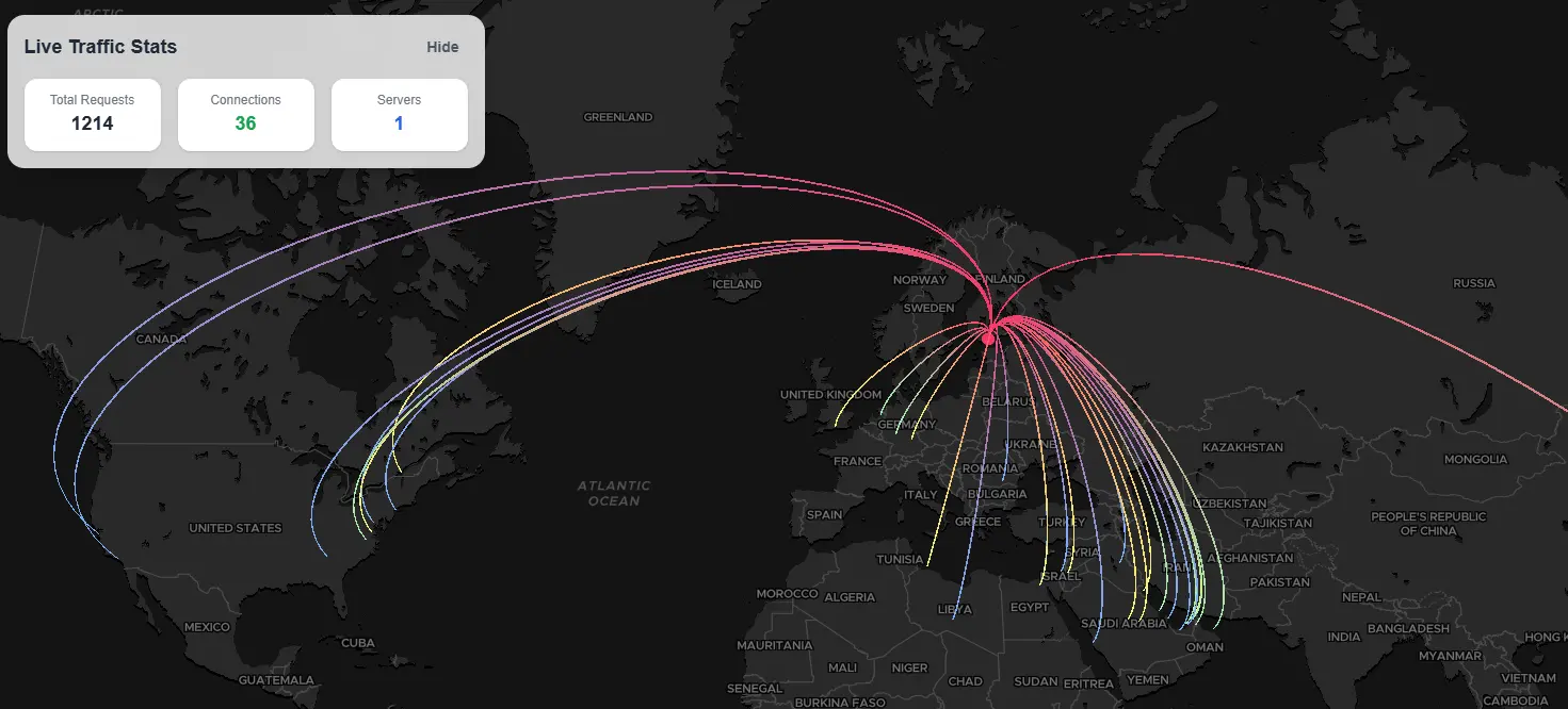 Demo of the Interactive traffic map we will be building